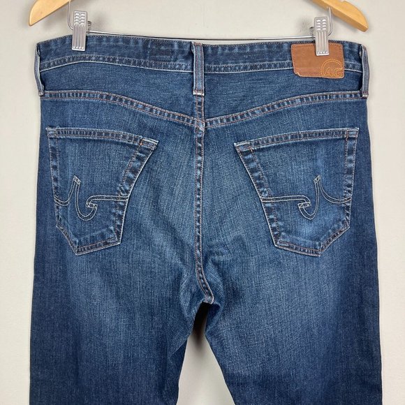 AG Adriano Goldschmied Jeans Mens 34x28.5 The Protege Straight Leg Blue Denim - Picture 5 of 15